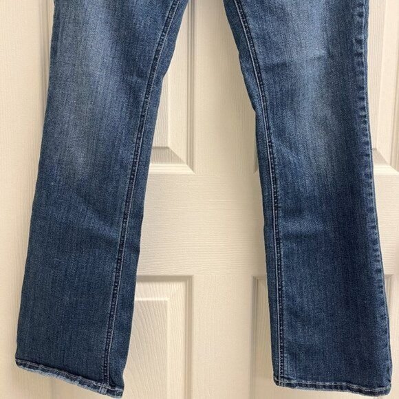 Silver Elyse Mid-Rise Slim Bootcut Jeans Size 29x31 Classic Versatile Essential - Picture 6 of 12